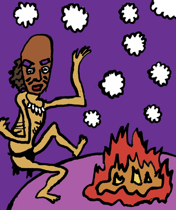 Oh yeah thats not the witch doctor he has a respectable practice in a downtown office.  This is just a thing you did.